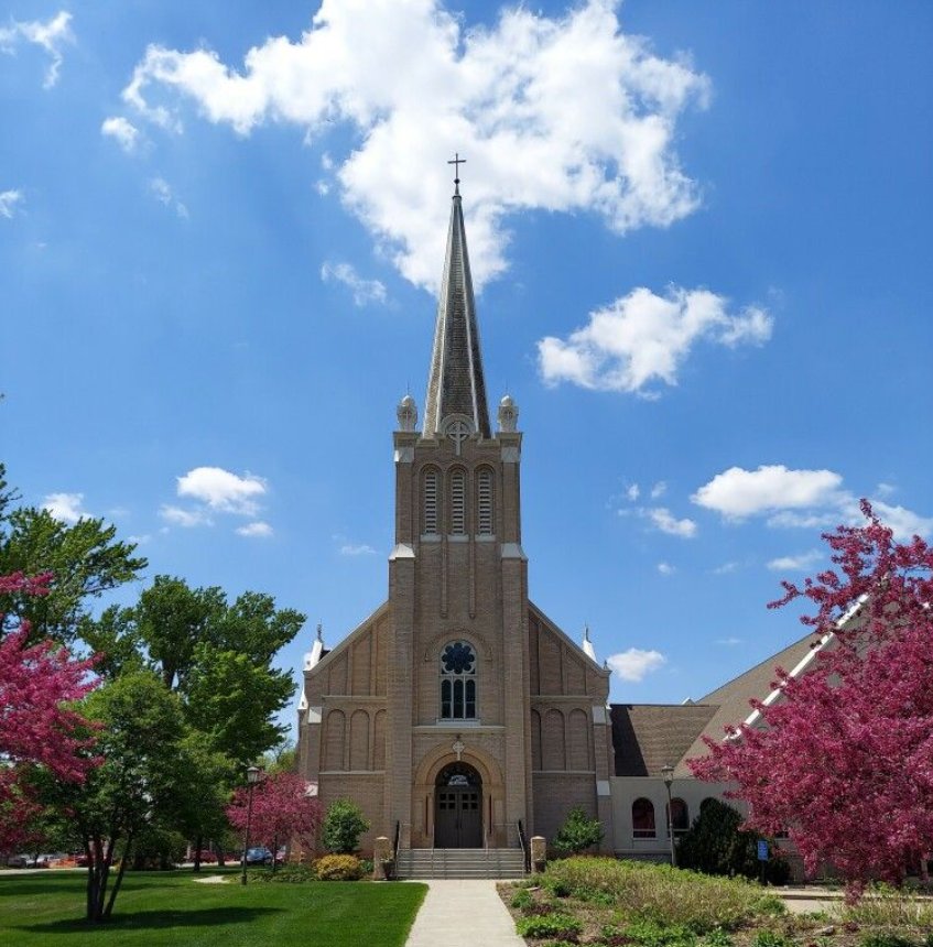 The altar of St. Joseph Catholic Church, Miesville